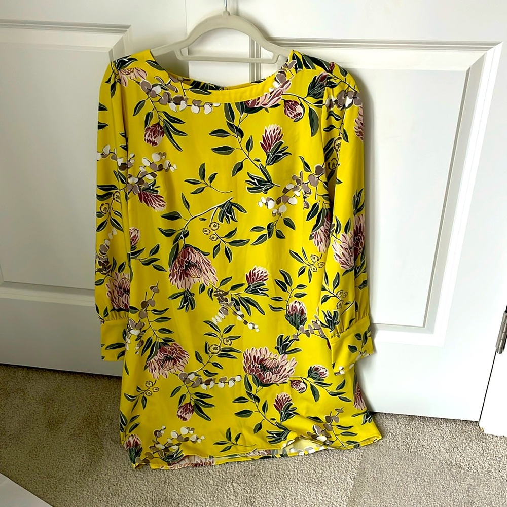Loft sunny yellow dress very good condition!